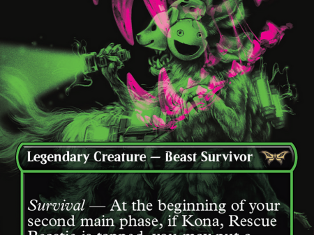 Kona, Rescue Beastie (Showcase) [Duskmourn: House of Horror] Hot on Sale