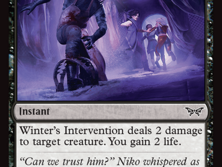 Winter s Intervention [Duskmourn: House of Horror] For Cheap