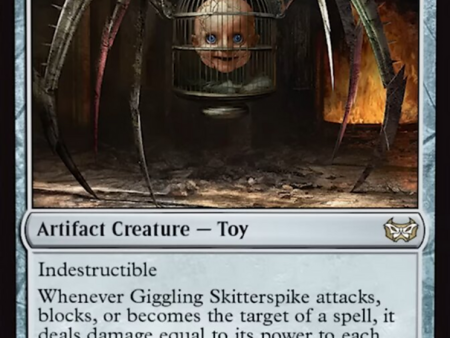 Giggling Skitterspike (Extended Art) [Duskmourn: House of Horror Commander] Supply