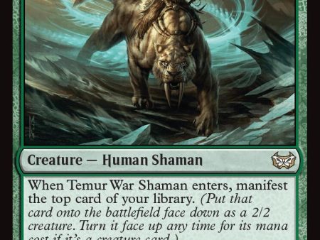 Temur War Shaman [Duskmourn: House of Horror Commander] Online Hot Sale