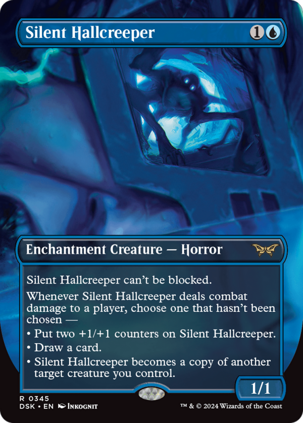 Silent Hallcreeper (Borderless) [Duskmourn: House of Horror] Cheap