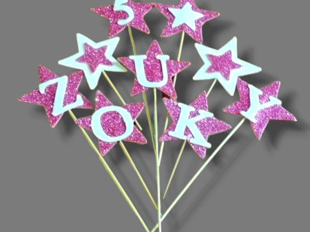 Cupcake toppers (foam)  Stars  For Cheap