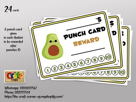 Punch cards: Avocado For Sale