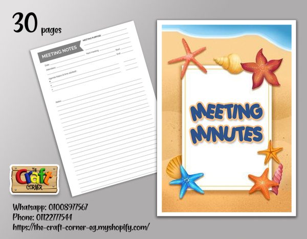 Seashells meeting minutes on Sale