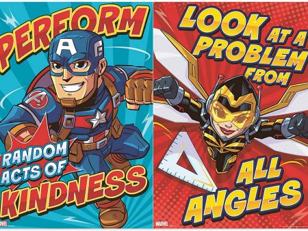 Super hero posters 3 (set of 2) Online now