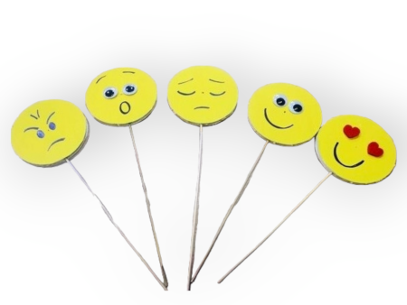 Cupcake toppers (foam)  Smileys  Online