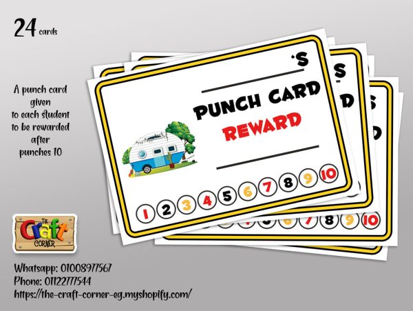 Punch cards: Camping Online Hot Sale