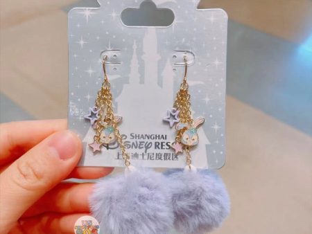 SHDL - Fluffy StellaLou Pom Pom Earrings Online now