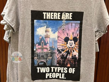 DLR - Graphic T-shirt - There are Two Types of People (Adult) (Grey) on Sale