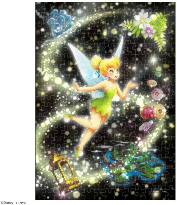 Japan Tenyo - Disney Puzzle - 266 Pieces Tight Series Stained Art - Twinkle Shower x Brightness of Pixie Dust (Tinker Bell) For Discount