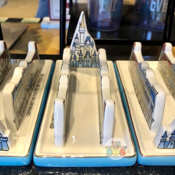 WDW - Park Decor Trinket Tray - Magic Kingdom Cinderella Castle & Main Street Supply