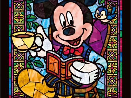 Japan Tenyo - Disney Puzzle - 266 Pieces Tight Series Stained Art - Stained Glass x Mickey & Friends Online Hot Sale