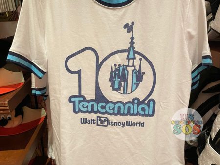 WDW - Walt Disney World 50 Vault Tencennial - Logo White T-shirt (Adult) Sale