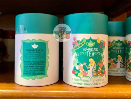 DLR - Disney Wonderland Tea - Unbirthday Cake Blend Black Tea (12 Bags) Hot on Sale