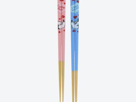 TDR - Mickey & Minnie Mouse Couples Chopsticks Set Sale