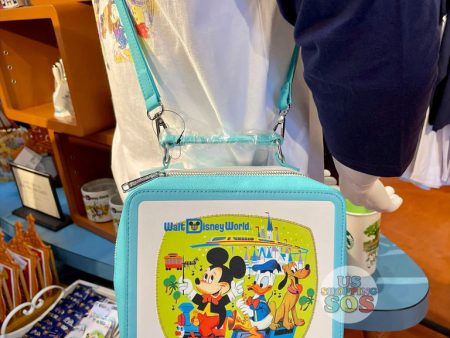 WDW - Walt Disney World 50 Vault - Loungefly Mickey & Friends Country Bear Jamboree Retro Lunch Box Crossbody Bag Cheap