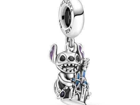 HKDL - Stitch and Disney Parks Castle Charm by Pandora Jewelry Online now