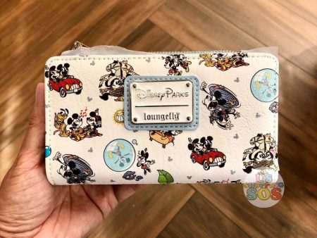 WDW - Mickey & Minnie s Runaway Railway - Loungefly All-Over-Print Wallet For Cheap