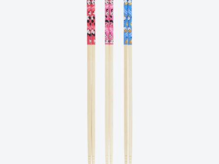 TDR - Mickey Mouse, Minnie Mouse & Donald Duck Chopsticks Set Sale