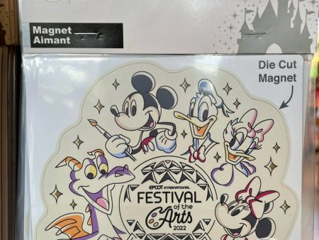 WDW - Epcot Festival of the Arts 2022 - Mickey & Friends Die-Cut Magnet Online Hot Sale