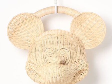 Japan Exclusive - Mickey Mouse Rattan Bag Online now