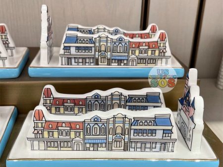 DLR - Park Decor Trinket Tray - Disneyland Park Sleeping Castle & Main Street Fashion