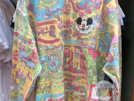 WDW - Walt Disney World 50 Vault - Spirit Jersey “Walt Disney World Florida” Magic Kingdom Map (Adult) on Sale