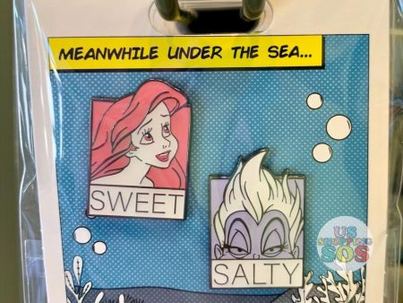 DLR - Ariel & Ursula Meanwhile Under the Sea Pin Set Hot on Sale