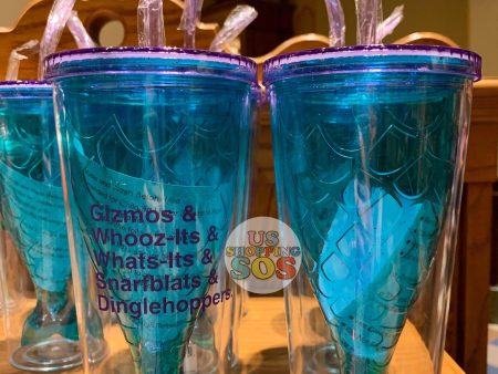 DLR - Mermaid Tail Tumbler with Straw Cheap