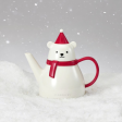 Starbucks Hong Kong - Holiday Heartwarming Series - Santa Bear shaped Tea Pot with tea infuser For Sale