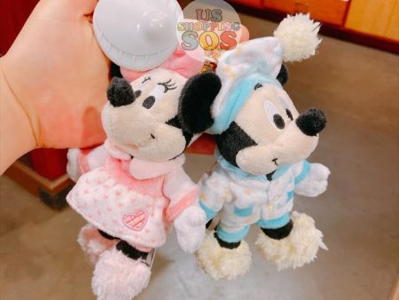 SHDL - Mickey & Minnie Mouse Pajamas Plush Keychains Set Online