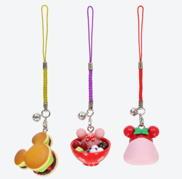 TDR - Mickey & Friends Desserts Phone Straps Set Sale