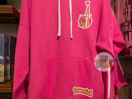 WDW - Walt Disney World 50 Vault Tencennial - Hot Pink Hoodie Sweater (Adult) on Sale