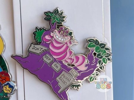 DLR - Alice in Wonderland Pin - Cheshire Cat Don’t Step on Mome Raths Hot on Sale