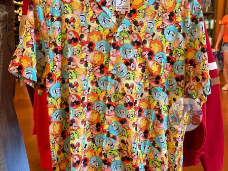 WDW - Walt Disney World 50 Vault - Reyn Spooner Mickey & Friends Balloon All-Over-Print Button-Up Shirt (Adult) Online Sale