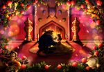 Japan Tenyo - Disney Puzzle - 500 Pieces Tight Series Pure White - Silhouette Romance x Beginning of Love (Beauty and the Beast) Supply