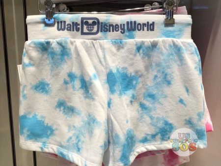 WDW - Tie-Dye  Walt Disney World  Lounge Shorts Blue (Adult) Discount