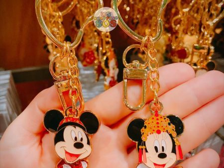 SHDL - Mickey & Minnie Mouse Chinese Wedding Keychains Set on Sale