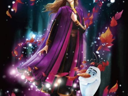 Japan Tenyo - Disney Puzzle - 266 Pieces Tight Series Stained Art - Twinkle Shower x Unchanging Light of Heart (Anna) Online Hot Sale