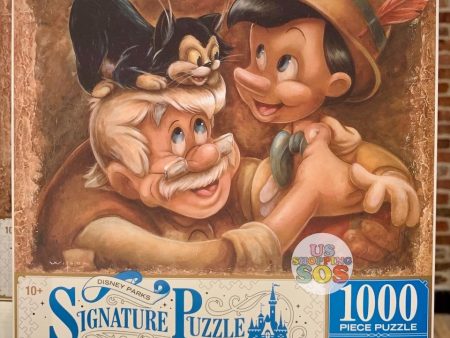 DLR - 1000 Piece Disney Parks Signature Puzzle - Pinocchio 80th Anniversary For Cheap