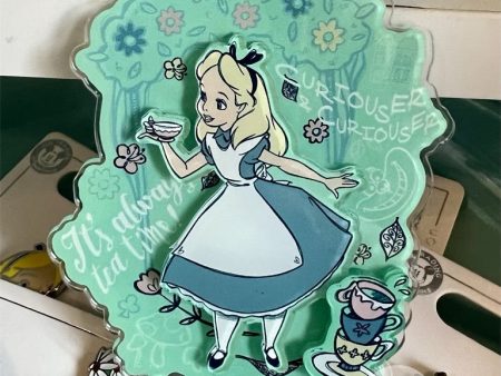 WDW - Epcot World Showcase United Kingdom - Alice “It’s Always Tea Time” Magnet Hot on Sale