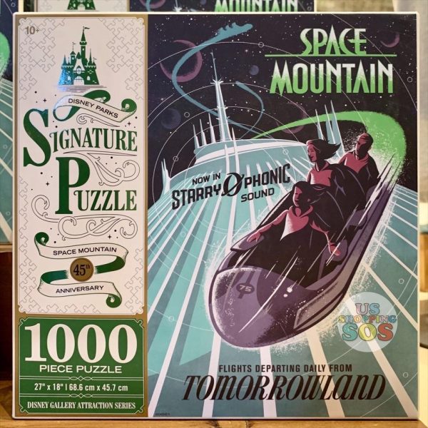 DLR - 1000 Piece Disney Parks Signature Puzzle - Space Mountain 45th Anniversary For Sale