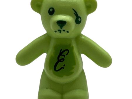 Teddy Bear with Script E on Stomach, Damaged Eye Pattern Online now