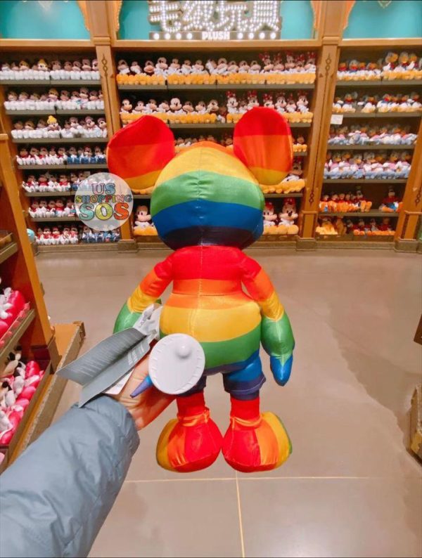 SHDL - Rainbow Mickey Mouse Plush Toy For Sale