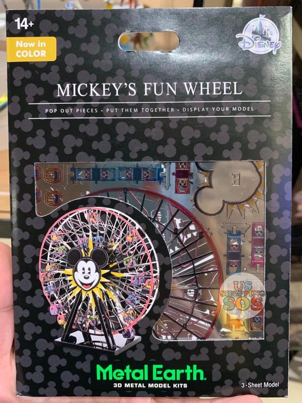 DLR - Metal Earth 3D Model Kit - Mickey Fun Wheel (Color) Fashion