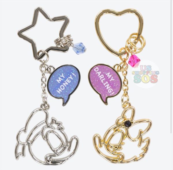 TDR - Keychains Set x Donald & Daisy Duck  MY HONEY, MY DARLING  Cheap