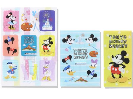 TDR - Mickey Mouse & Friends Retro Paint Design Collection x Clear Folders Set Online Sale