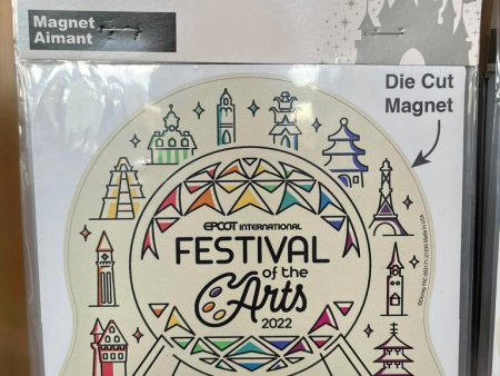 WDW - Epcot Festival of the Arts 2022 - Attraction Die-Cut Magnet on Sale