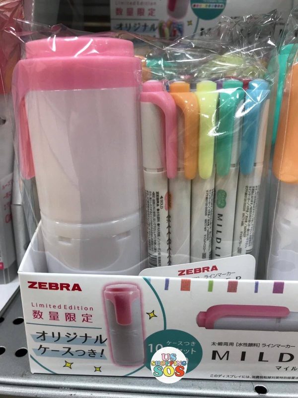 Japan Zebra - 10 Colors Mildliner Set x Stationary Box (Limited Edition) Fashion