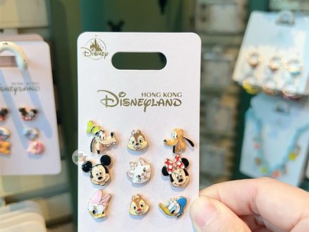 HKDL - Mickey & Friends with Marie Earrings Set Fashion